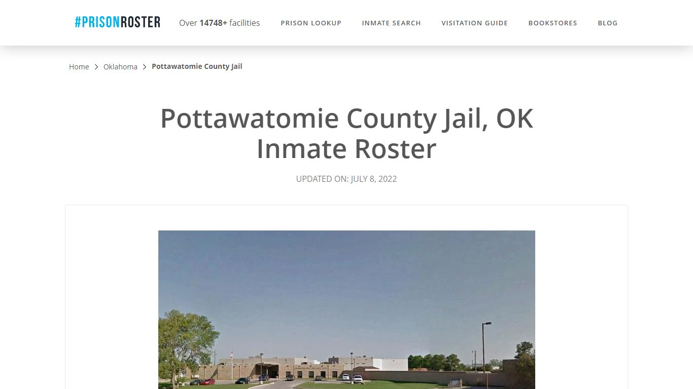 Pottawatomie County Jail, OK Inmate Roster